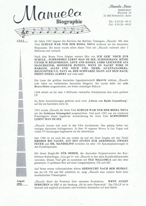 1994.1 Werbekurzbiographie