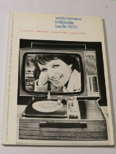 1970 Manuela Bildplatte - Buch